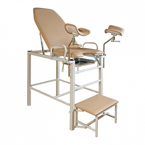 Кресло гинекологическое «Клер КГФВ 02в» с фиксированной высотой, со встроенной ступенькой