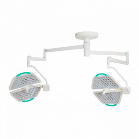 Потолочный двухблочный светодиодный операционный светильник Паналед-140/140 с видеокамерой HD