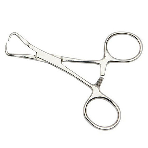 Зажим с кремальерой для операционного белья, 95 мм ПТО Медтехника