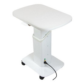 Столик приборный с электроприводом с белой столешницей Stern Lift