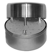 Лоток стоматологический с крышкой ЛСК - "МЕДИКОН", 76х55 с укладкой для фрез