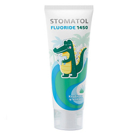 STOMATOL Зубная паста детская 2-12 лет Fluoride 1450 75г