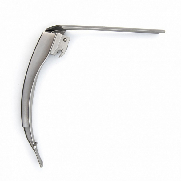 Клинок ларингоскопа MEGALIGHT FLAPLIGHT №4 F. O. с подвижным наконечником, с интегрированным световодом KaWe