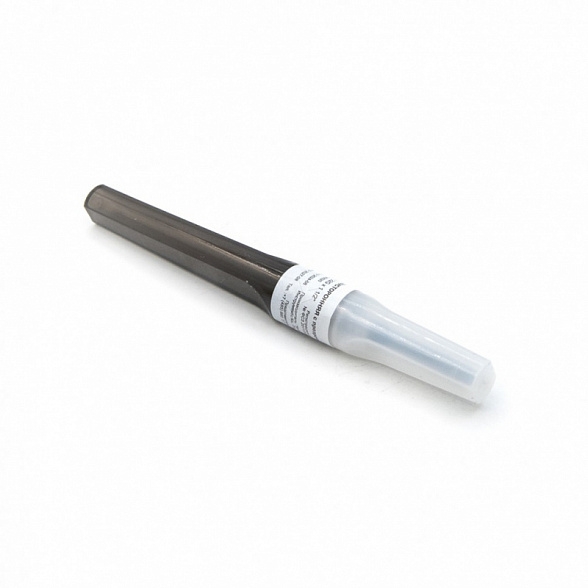 Игла двухсторонняя 22G*1 1/2 с прозрачной камерой 1,5см, черная (50 шт/уп)