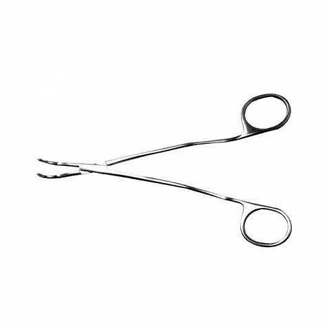 Диссектор сосудистый с 2-м изгибом ручек детский, 172 мм