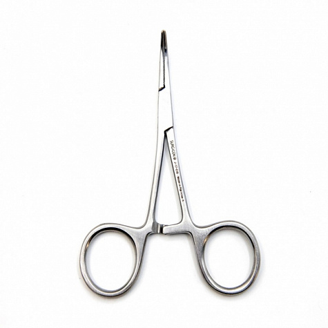 Зажим артериальный Halsted-Mosquito изогнутый, 100мм