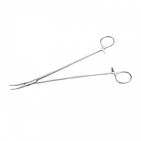 Зажим кровоостанавливающий, зубчатый, вертикально-изогнутый, 240 мм Surgiwell