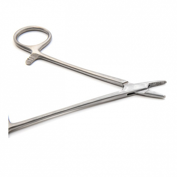 Иглодержатель прямой 12 см Derf