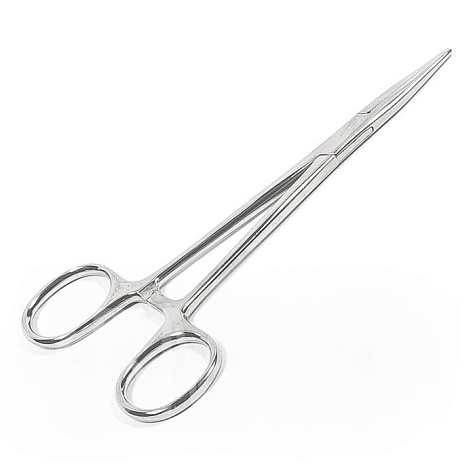 Зажим микроартериальный прямой, Крайл, 143 мм (блестящ.)