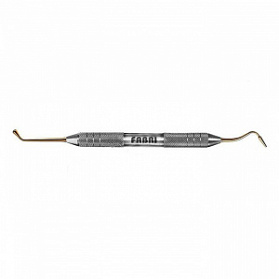 Двухсторонний штопфер GOLD F (арт 1507F TiN) FABRI