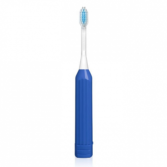 Ионная звуковая электрическая зубная щетка с щетинками одинаковой длины Hapica Minus-ion DB-3XB, синяя