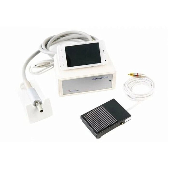 Медторг+ БЭУ-01.06 220В + ДП-4 - настольный блок управления, с щеточным микромотором ДП-4, беспроводное управление со смартфона