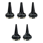 Воронка ушная многоразовая (комплект из 5 шт. 2,2/2,8/3,5/4,5/5,5 мм) (Vet длина 40 мм, арт. G-000.21.316) Heine