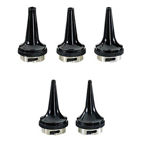 Воронка ушная многоразовая (комплект из 5 шт. 2,2/2,8/3,5/4,5/5,5 мм) (Vet длина 40 мм, арт. G-000.21.316) Heine