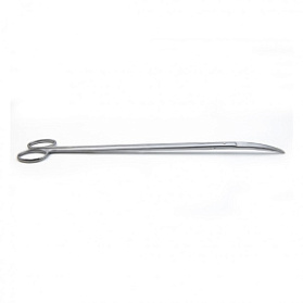 Ножницы CRAFOORD, для глубоких полостей, с одним острым концом вертикально-изогнутые, 280 мм (Н-128-1р), МИЗТ