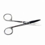 Ножницы тупоконечные вертикально-изогнутые, 140 мм, Surgiwell