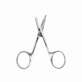 Ножницы тупоконечные прямые, 100 мм, Surgiwell