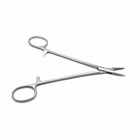 Иглодержатель MAYO-HEGAR, сосудистый, прямой, 160мм (И-10-4р), МИЗТ