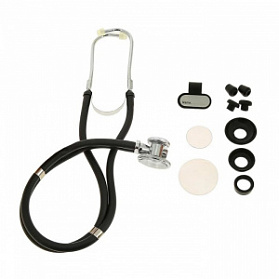 Медицинский стетоскоп Раппопорта 04-АМ602 ВК, черный, AMRUS