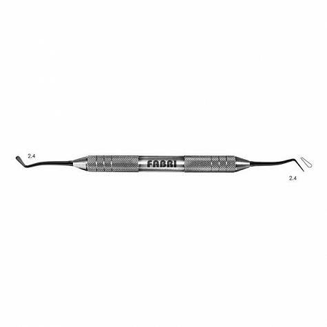 1503F Black Малая двухсторонняя гладилка, FABRI серия BLACK