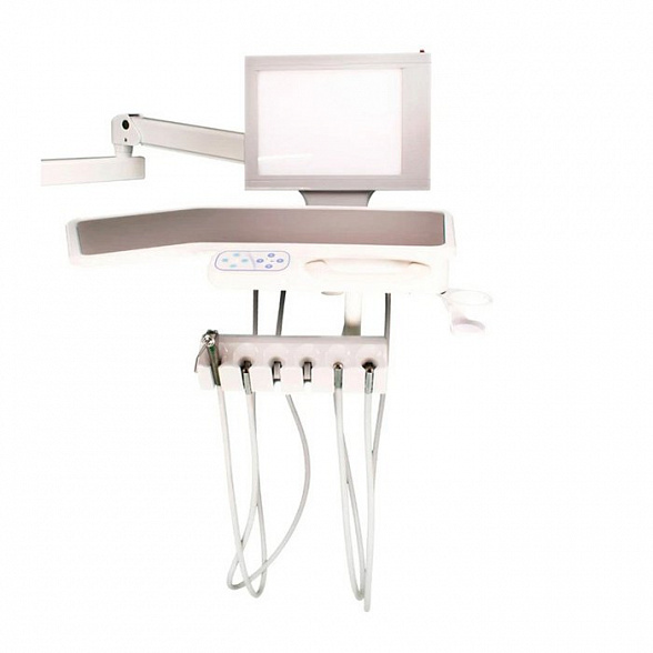 Hallim Eclipse - стоматологическая установка с нижней подачей инструментов