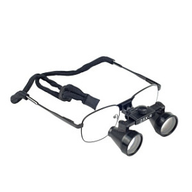Лупа бинокулярная, оправа металл, фикс. фокус 2.5х, iZoom Flip-up Loupes Metal