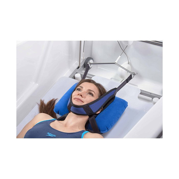 Акватракцион - гидромассажная ванна для вытяжения и подводного гидромассажа позвоночника (со встроенным механизмом подъема пациента) (Комплектация Классик)