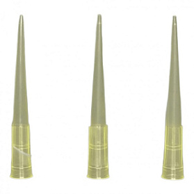 Наконечники 5-200 мкл универсальные, ПП, желтые (1000 шт/уп)