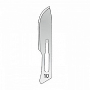 Лезвие для скальпеля, стерильное, № 10 (100 шт.) KLS Martin
