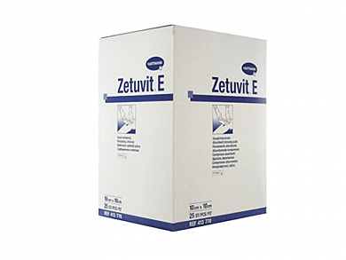 ZETUVIT E STERIL - Сорбционные повязки стерильные 25 шт (10 х 20 см)