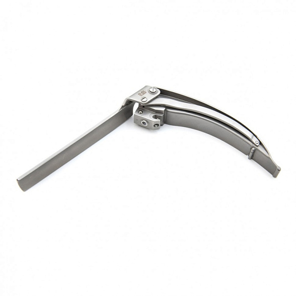 Клинок ларингоскопа MEGALIGHT FLAPLIGHT №3 F. O. с подвижным наконечником, с интегрированным световодом KaWe