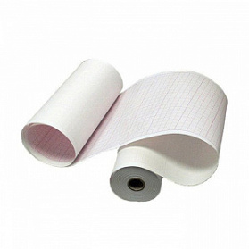 191822 Ленты регистрационные бумажные с тепловой записью для лаб. 50*30 сетка наружу вт. 19