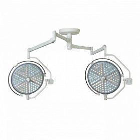 Потолочный двублочный светодиодный операционный светильник Паналед-160/160 без регулировки цветовой температуры с видеокамерой HD