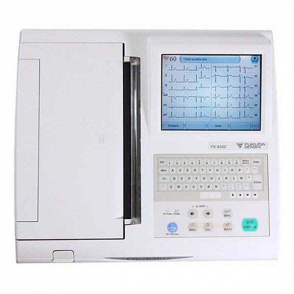 Двенадцатиканальный кардиограф Fukuda Denshi CardiMax FX-8322 с экраном