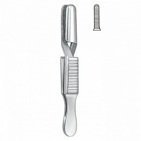 Зажим сосудистый, по DIEFFENBACH, Бульдог, прямой, 35 мм KLS Martin