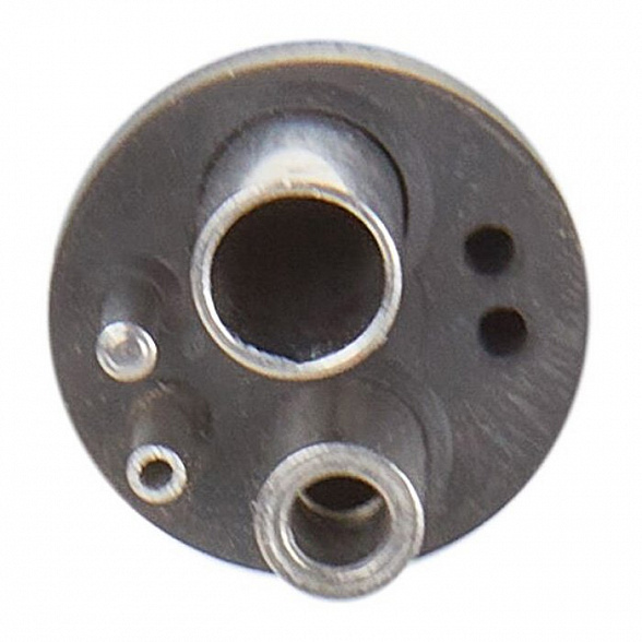 CX208-D - турбинный наконечник со стандартной головкой, наклоном 45 градусов, стальными подшипниками, кнопочным зажимом, для 4-х канального соединения, Coxo