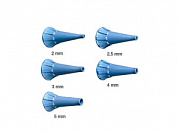 Одноразовые воронки  100 шт/уп. для отоскопов ri-scope L1/L2 Riester, Германия (3 мм)