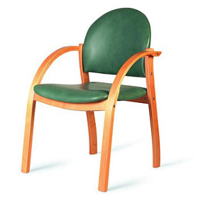 Стул медицинский Джуно, каркас - дерево, обивка - к/з