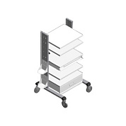 Стойка эндоскопическая аппаратная Модель 3501 (3501Ш)