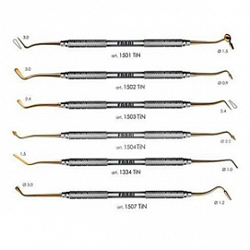 Малый набор для работы с композитами (6 инстр) Покрытие TiN (Арт. 1500-01 m TiN)