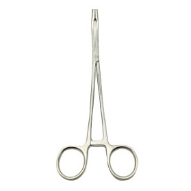 Зажимной инструмент Корнцанг изогнутый 260 мм Surgicon