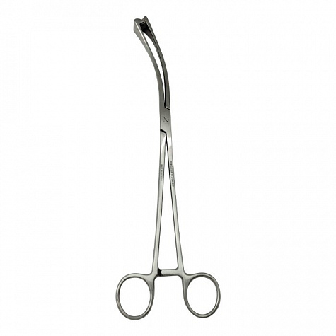 Щипцы маточные 3-х зубые, изогнутые 260 мм