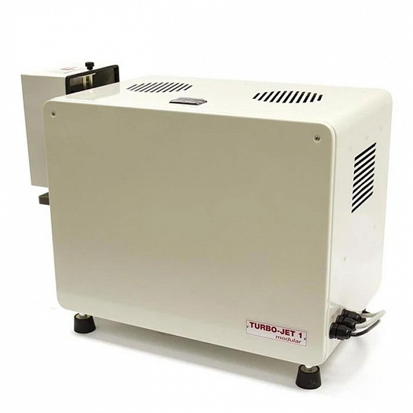 Turbo-Jet 1 - стоматологический аспиратор для влажной аспирации для одной стоматологической установки, с кожухом