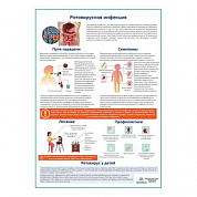 Ротавирусная инфекция медицинский плакат А1+/A2+ (глянцевая фотобумага от 200 г/кв.м, размер A1+)