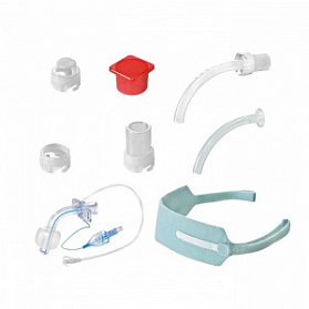 KAN-трахеостомическая трубка с аспирационным просветом, набор, размер 10, Sumi