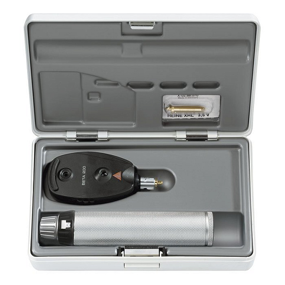 Офтальмоскоп прямой BETA 200 с рукояткой батареечной BETA Heine