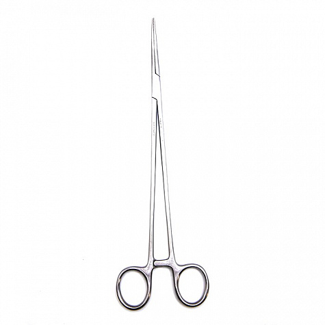 Зажим артериальный лигатурный с пологим изгибом Zenker, 285 мм