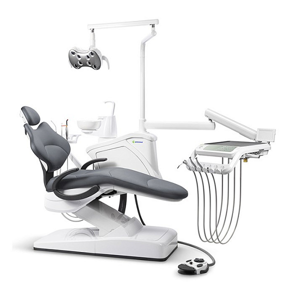 GreenMED S300 – Стоматологическая установка с мягкой обивкой и с верхней подачей