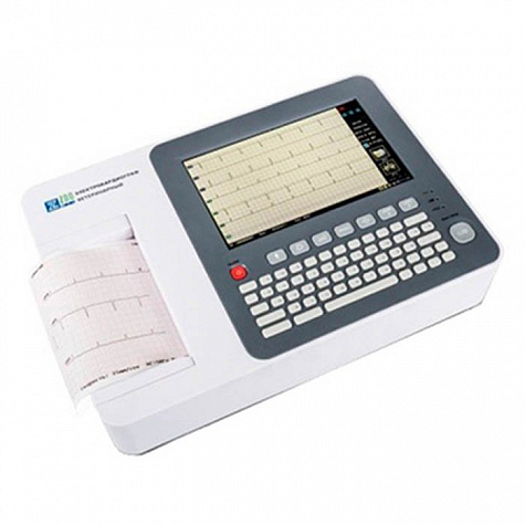 Трехканальный ветеринарный электрокардиограф ECG-i3, Zoomed
