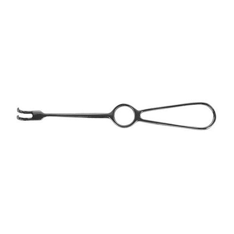 Крючок хир. 2-х зубый острый